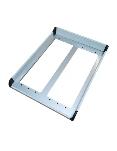 Elvox 9222 frame for 4 modules 2x2 light grey