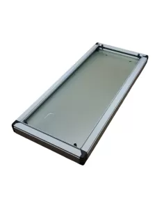 Vimar 9324 Caja de pared 2x4 módulos Gris Claro