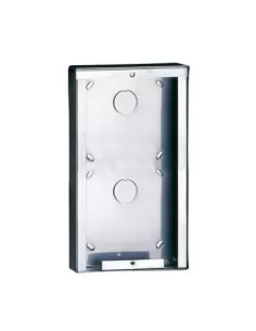 Comelit 3316//2 stainless steel wall case 2 modules