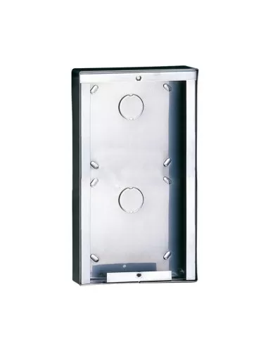 Comelit 3316//2 stainless steel wall case 2 modules