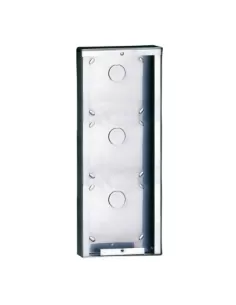 Comelit 3316//3 custodia da parete in acciaio inox 3 modu