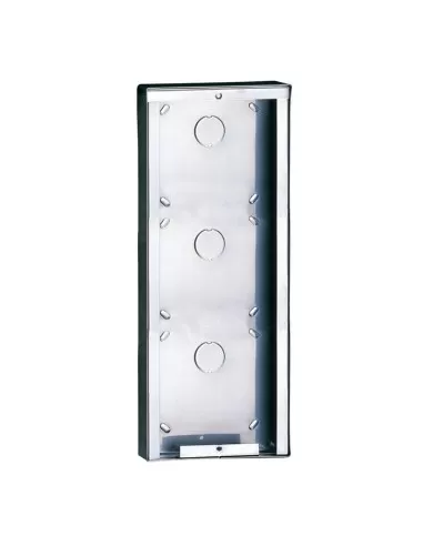 Comelit 3316//3 stainless steel wall case 3 modules