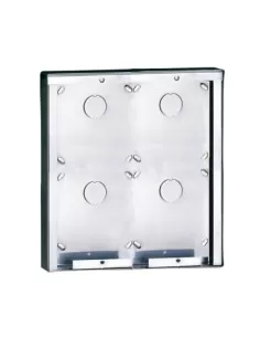 Comelit 3316//4 Boîtier mural en acier inoxydable 4 modules
