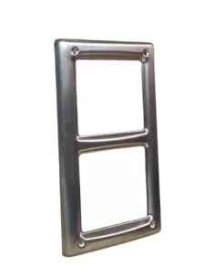 Urmet 1155//65 cornice portatelaio 2 moduli k-steel