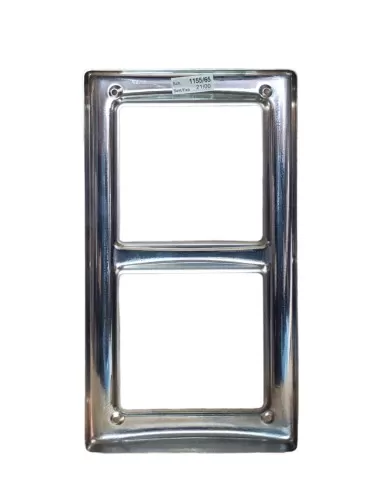 Urmet 1155//65 cornice portatelaio 2 moduli k-steel