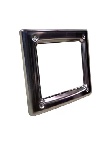 Urmet 1155//91 polished stainless steel frame for 1 k-steel module