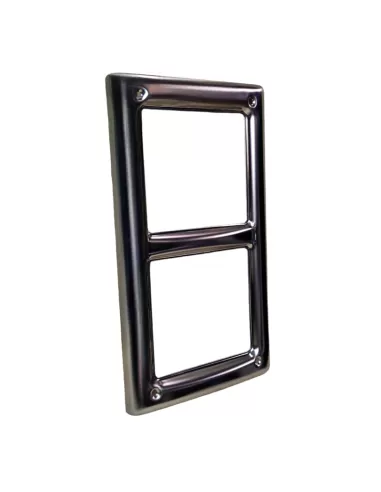 Urmet 1155//92 polished stainless steel frame for 2 k-steel modules