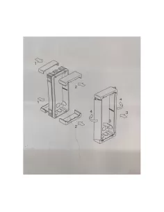 Bpt 61805700 tmws//2-ag-rahmen 1pos 2 ag-module