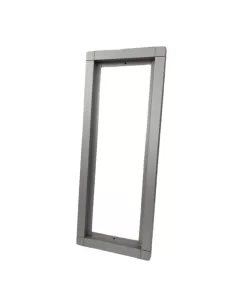 Siedle cadre multiple 3 modules argent métallisé inox
