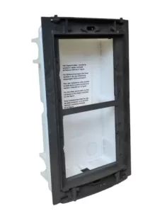 Boîtier encastré Bticino T5112 avec cadre à 2 modules