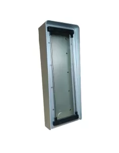 Urmet 825//541 Wandgehäuse mit regensicherem Visier, 1 Reihe mit 4 Modulen für Tastatur-Drucktastenfeld der Kombi-Serie