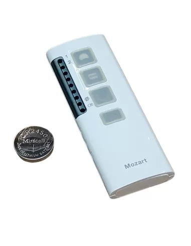 Came 001ye0018 mozart 2 tx 2ch 433rc blanc