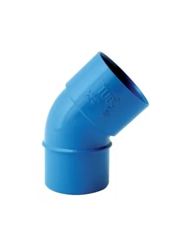 Aertecnica TR051 PVC curve Ø50 45o mf