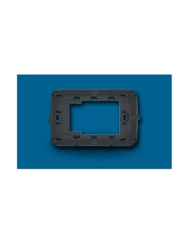 Support Aertecnica na695 adapté à la plaque gris foncé vimar