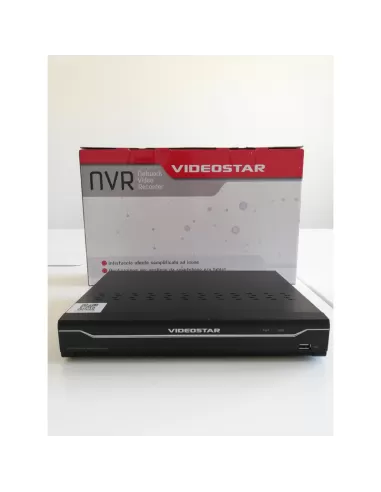 Videostar by top italia srl 4nvr608e4k nvr 8 canaux 4k h265 vga hdmi 1 disque dur
