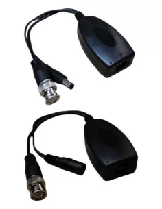 Tx-rx pair for video and 12v on utp
