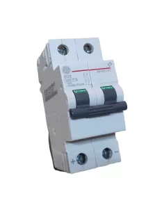 Disjoncteur automatique GE Power 673346 EP102UCB25, 2 pôles, 25 A, 6 kA, 440/500 Vcc, photovoltaïque, 2 m