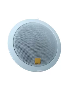Haut-parleur rond amplifié 1 voie Tutondo KD505LB, blanc, 8 W, 24 V