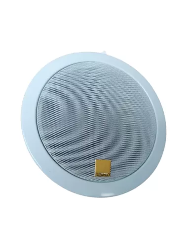 Haut-parleur rond amplifié 1 voie Tutondo KD505LB, blanc, 8 W, 24 V