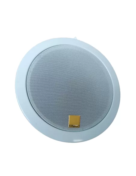 Haut-parleur rond amplifié 1 voie Tutondo KD505LB, blanc, 8 W, 24 V