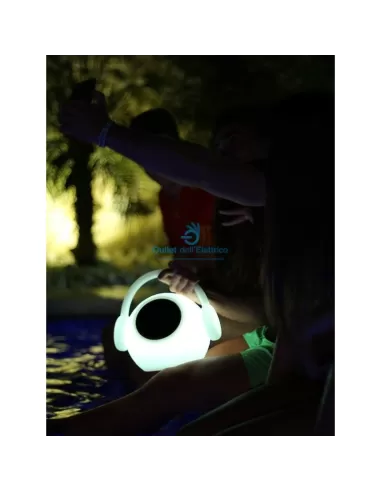 Enceinte lumineuse Mantra RGB 10 W IP44 avec télécommande Bluetooth