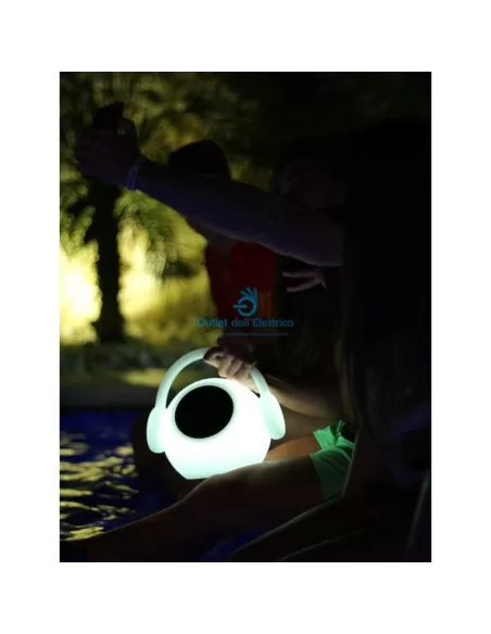 Mantra light speaker rgb con telecomando 10w ip44 bluetooth