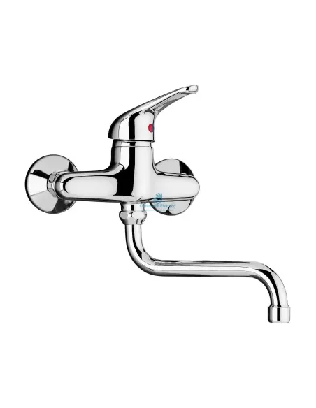Paini miscelatore lavello murale cromato (creta100)