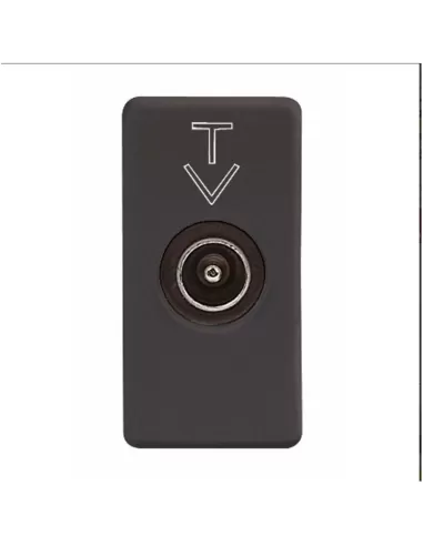 Gewiss gw21381 TV socket direct c m 9.5mm sy//bk