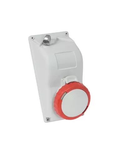 Base empotrada con enclavamiento Fanton 73264 de 3 pines, 32 A, 400 V, IP67