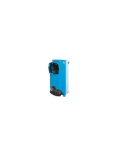 Palazzoli verriegelte Steckdose mit Sicherungshaltersockel 3p t 32a 500v 7h IP67 Aluminium Fus Diii 472546