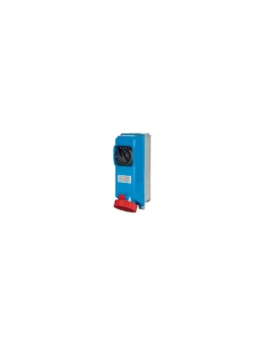 Prise fixe verrouillée thermodurcissable Palazzoli avec fiches automatiques 3p t 16a 380v 6h ip67 474330//prises industrielles