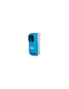 Prise Palazzoli à verrouillage automatique 2P T 16A 220V 6H IP67 en aluminium 474733