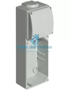 Bticino cqb4010 base 1 interlock socket with junction box