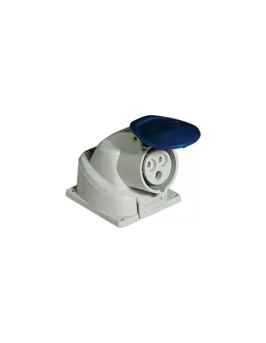 Bticino fixed socket 90° ip44 16a 2p t 220v cpf216//42c