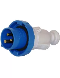 Prise mobile étanche Gewiss 3p t 16a 230v 9h fiches gw60027