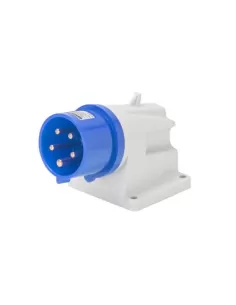 Prise murale protégée Gewiss 90ø, triphasée, 16 A, 230 V, 9 h, référence GW60405