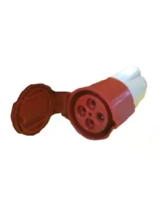 Gewiss prise mobile protégée 3p t 32a 400v 6h gw62019 prises industrielles