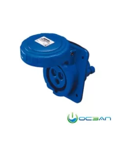 Base fija Gewiss 10ø empotrada protegida 2p t 16a 230v 6h gw62205 bases industriales