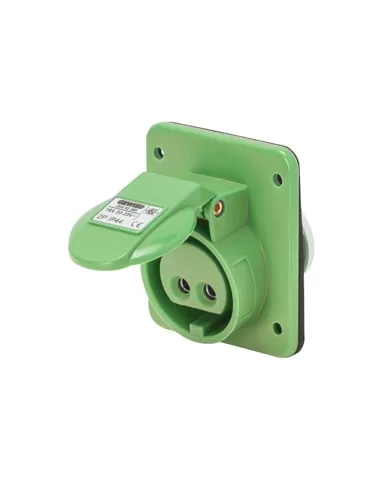 Gewiss fixed socket 10ø recessed protected 2p 16a 24//42v 11h gw62271 industrial sockets