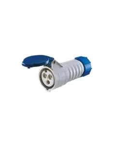 Prise mobile protégée Gewiss 3p n t 16a 400v 6h câblage rapide gw63009 prises industrielles