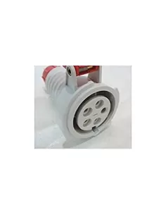 Base de enchufe móvil impermeable Gewiss 3p n-t 16a 400v 6h cableado rápido gw63031 bases industriales