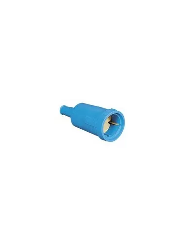 Palazzoli prise mobile droite 2p t 10-16a 250v en caoutchouc ip44 433052