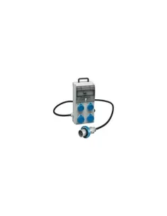 Palazzoli asc panneau 4 prises 16a 220v ip66 top ter prise mobile 2p t 16a interrupteur différentiel 670040