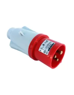 Enchufe móvil Gewiss 2P T 16A 400V 9H IP44 protegido GW60007