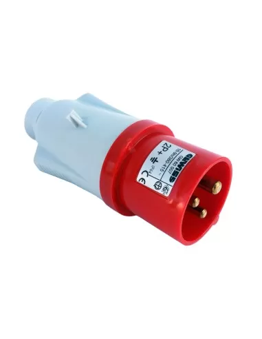 Enchufe móvil Gewiss 2P T 16A 400V 9H IP44 protegido GW60007