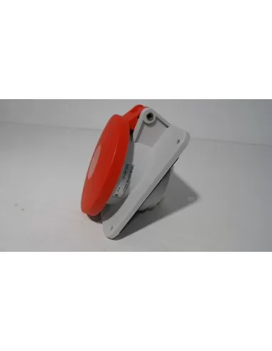 Palazzoli fixed socket for panel inclined 15° 16a 3p n t 380v ip44 484146