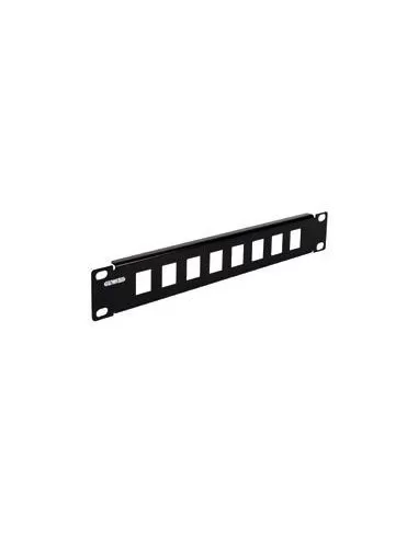 Gewiss empty panel for 8 connectors gw38437 rack accessories