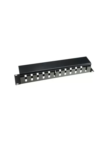 Marca blanca cb-1u organisateur de câbles noir 1u pour rack