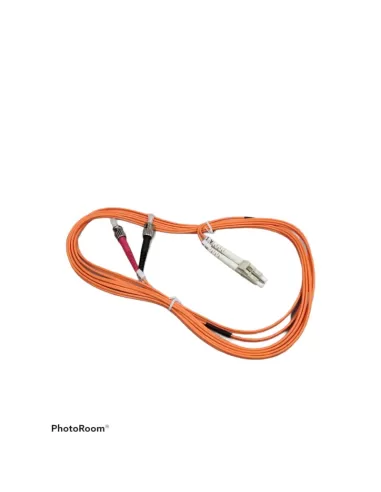 470421 cable de conexión de fibra óptica dúplex intellinet lc//st 50//125