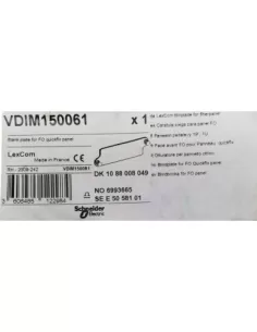 Placa ciega Schneider vdim150061 para óptica actassi